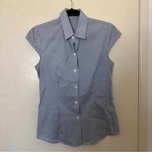 Theory Blue Striped Women's Top *no size tag*